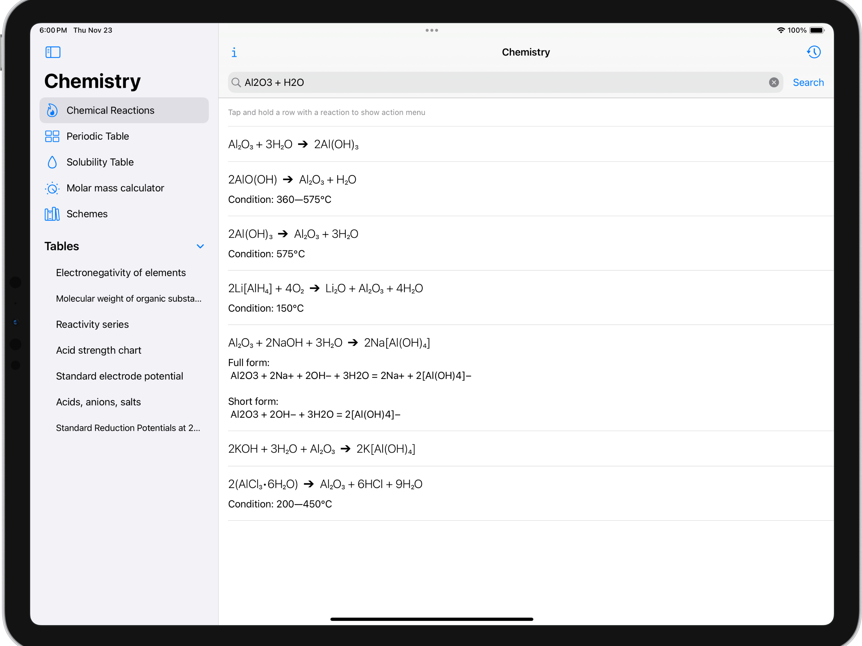 chemistry homework solver app